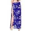 LA LEELA Women's Beach Cover Up Wraps Skirt Beachwear Swim Summer Pareos Long Swimwear Coverups Bathing Suit Cover-Up Bikinis Cover Up One Size - 3 of 4