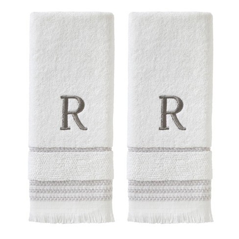 Skl Home By Saturday Knight Ltd Casual Monogram Hand Towel Set R 2 count 16x26