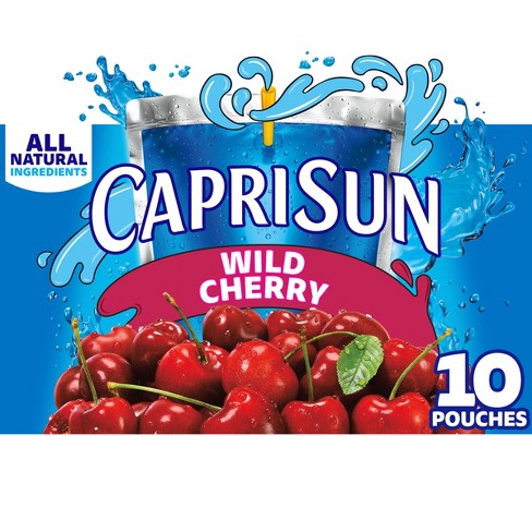 Capri Sun Wild Cherry - 10pk/6 Fl Oz Pouches : Target