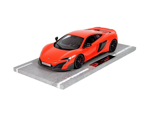 Mclaren 675LT Long Tail Delta Red Numbered Limited Edition to 92 Pieces Worldwide 1/18 Model Car by BBR
