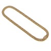 Gold Cuban Link Chain Necklace Iced Out Hip Hop Men Women Ginger Lyne Collection - 3 of 4