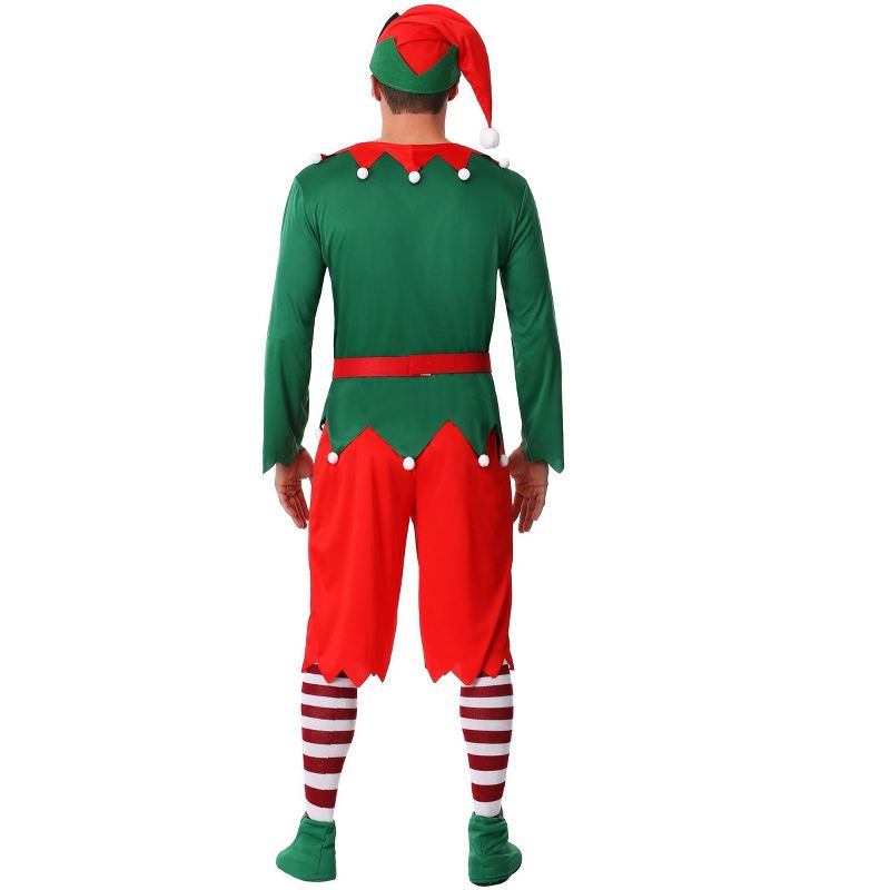 HalloweenCostumes.com Men's Plus Size Santa's Helper Costume, 2 of 4
