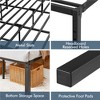 Yaheetech Metal Platform Bed Frame with Heavy Duty Steel Slat Support - 4 of 4