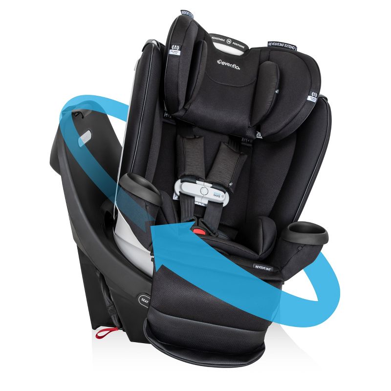 Evenflo Gold Revolve 360 Extend All-in-One Rotational Convertible Car Seat with Sensor Safe , 3 of 32