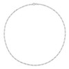 EVERLY JEWELRY | Sterling Silver 2.2mm Figaro Chain Necklace, 18 inc - 4 of 4