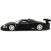 Maserati MC12 Competizione "Test Fiorano 2004" Matt Black 1/64 Diecast Model Car by BBR - 2 of 4