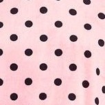 pink/black polka dot