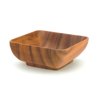 Pacific Merchants Acaciaware 6 Inch Square Bowl