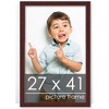 PosterPalooza | 27x41 Wood Frame with UV Acrylic, 6 Finishes: Black, White, Bronze, Silver, Wood, Mahogany - 2 of 4