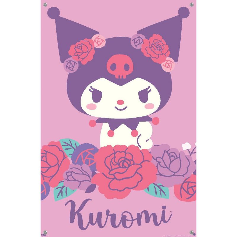 Trends International Hello Kitty and Friends: 24 Flowers - Kuromi Unframed Wall Poster Prints, 4 of 7