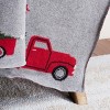 Dasher Throw - Grey/Red - 50" x 60" - Safavieh. - 4 of 4