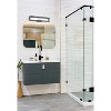 Gualajo Integrated LED Vanity Light Matte Black Finish with White Acrylic Shade - EGLO: ETL Listed, Dimmable Lighting Fixture - 3 of 4