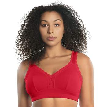 Paramour By Felina Women's Amaranth Cushioned Comfort Unlined Minimizer Bra  (french Navy, 44g) : Target