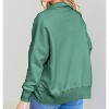 Women's Curvy Washed High Neck Sweatshirt - Hayden LA - 2 of 3