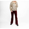 Women's Foiled Cable Sweater - Skye's The Limit - 3 of 3