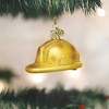 Old World Christmas 1.75 In Construction Helmet Ornament Safety Road Work Tree Ornaments - 2 of 3