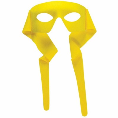 Forum Novelties Costume Masked Man Cloth Eye Costume Mask Yellow