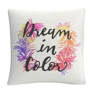 Abc Art 16 X 16 Decorative Throw Pillow by Trademark Fine Art - 1 of 4
