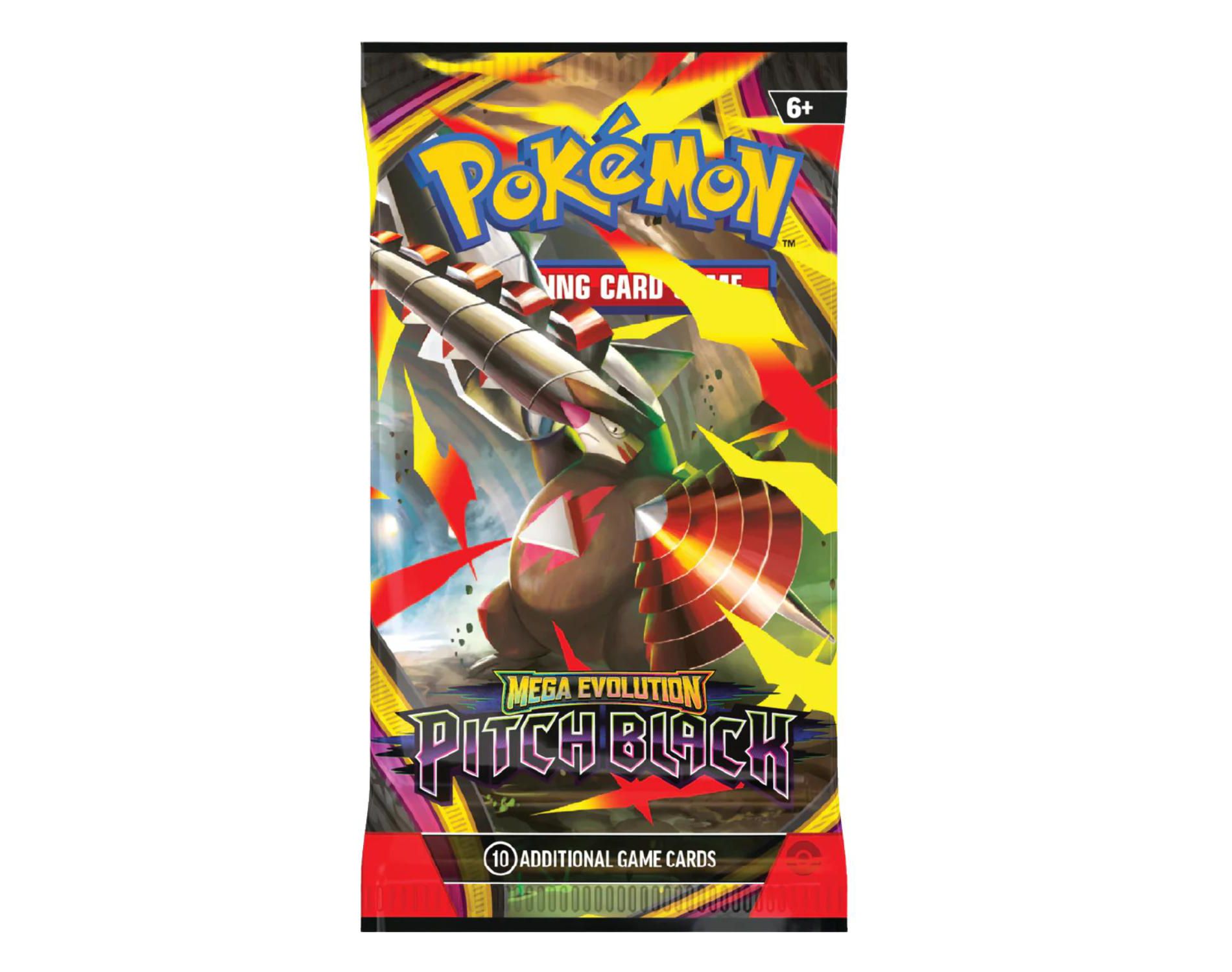 Pokemon ME5 Mega Evolution Pitch Black Booster Pack | Mega Excadrill ex