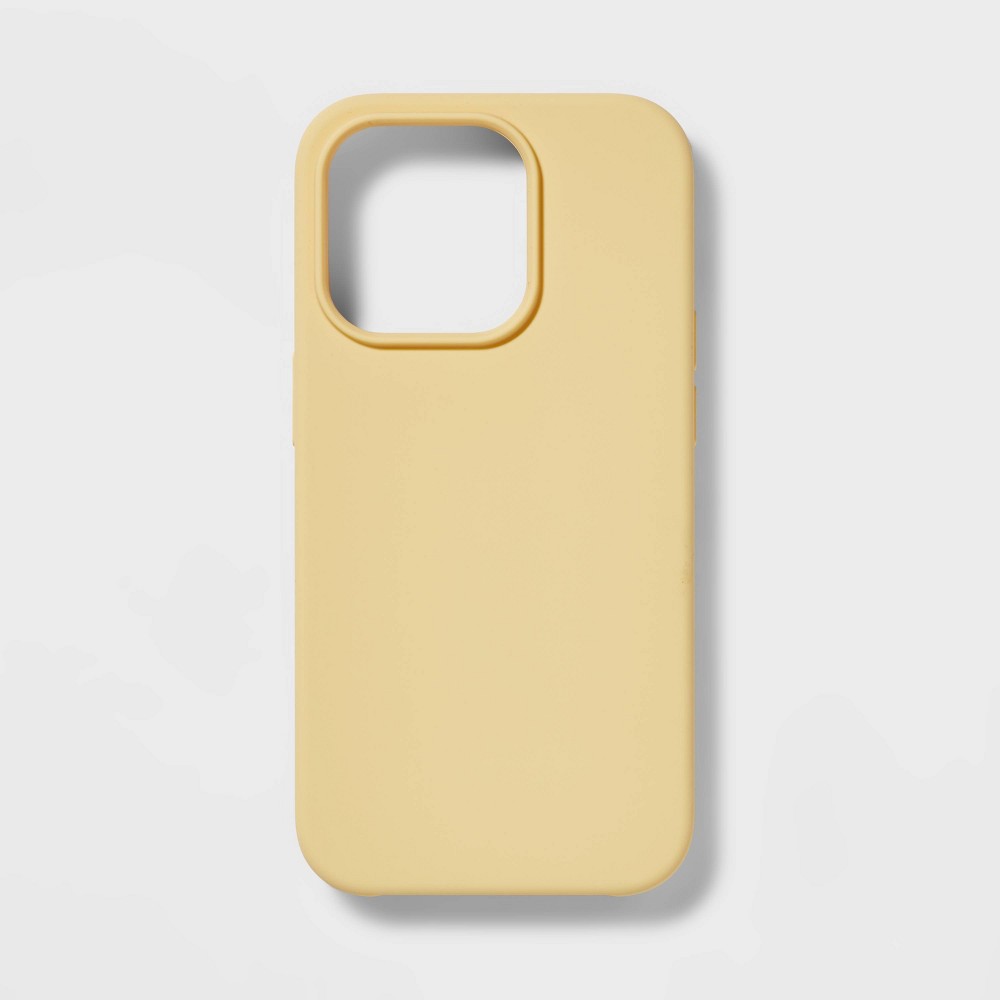 Photos - Other for Mobile Apple iPhone 14 Pro Silicone Case - heyday™ Mist Yellow