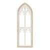 Kate & Laurel All Things Decor 16"x46" Amabelle Wall Art Plaque White/Natural - 3 of 4