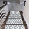 SussexHome Floral Design Cotton Anti-Slip Stair Treads, 9” X 28“ - 2 of 4