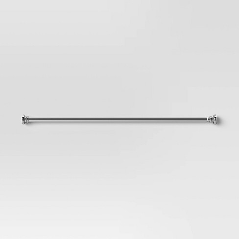 18-30 Round Curtain Rod Brushed Nickel - Room Essentials™ : Target