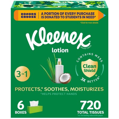 Kleenex Lotion 3-Ply Facial Tissue