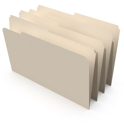 HITOUCH BUSINESS SERVICES File Folders 1/2 Cut Legal Size Manila 100/Box TR116939/116939