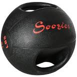 Soozier Medicine Ball with Handles, 18lbs Weighted Ball for Exercise, Med Ball for Abs, Core, CrossFit, Strength Training, Balance Training