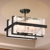 Minka Lavery Cloud Break 15" Wide Coal Black 4-Light Ceiling Light - 2 of 3