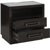 NicBex Nightstand with Drawers,Side Table with Wood Frame and Pulls,Modern Bedside Table for Bedroom,Living Room - 4 of 4
