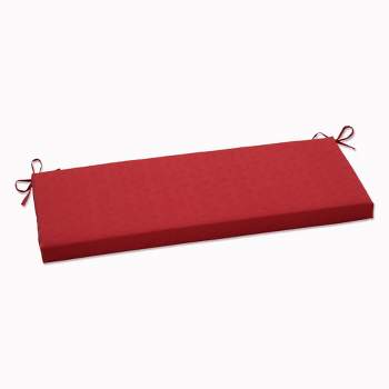 45" x 18" Outdoor/Indoor Bench Cushion Splash Flame Red - Pillow Perfect