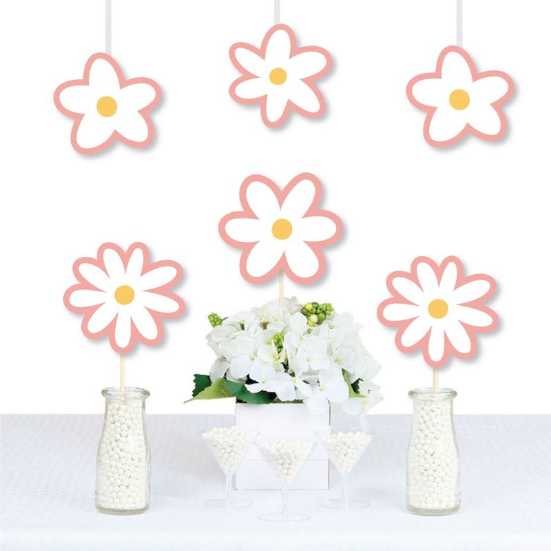 Big Dot of Happiness Pink Daisy Flowers - Decorations DIY Floral Party Essentials - Set of 20, 1 of 7