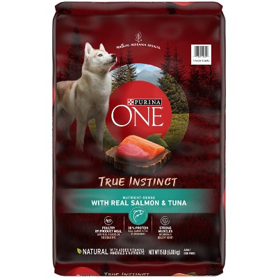 Purina ONE SmartBlend True Instinct with Real Salmon & Tuna Adult Dry Dog Food