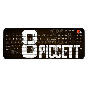 NFL Cleveland Browns Players Game Tactic Wireless USB Keyboard - 1 of 4