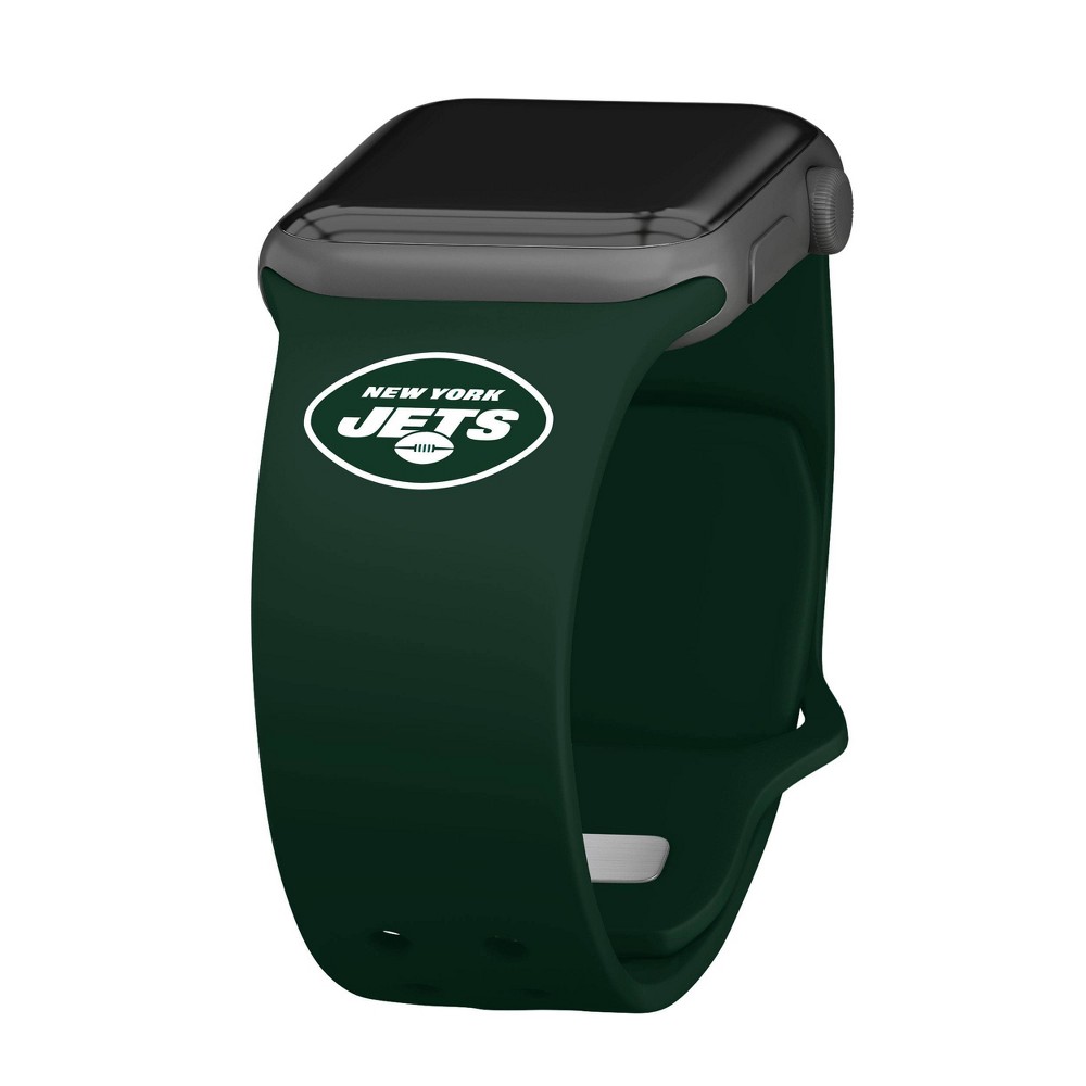Photos - Watch Strap NFL New York Jets Apple Watch Compatible Silicone Band 38/40/41mm - Green