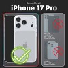 Vena For Apple iPhone 17 Pro Case Clear Glitter, Bump Resistant Clear Glitter Back Cover, Drop Protection Slim Protective Phone Case - 2 of 4