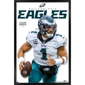 Trends International NFL Philadelphia Eagles - Jalen Hurts Feature Series 23 Framed Wall Poster Prints - 1 of 4