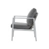 Mlmh & Kngwa 25.6"W Modern Silver Lounge Chair - 4 of 4