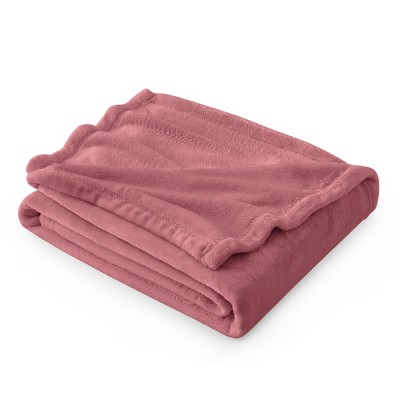 Bedsure | Flannel Blanket Solid 300GSM Soft Fuzzy Plush  Bed Blanket