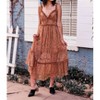 Women's Good Karma Printed Chiffon Midi Dress - Saints + Secrets - 4 of 4