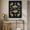 Art Remedy Gold Lux Scarf Elegant Butterfly Wall Art Framed - 2 of 4