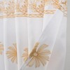 RT Designers Collection Bianca Embroidered Stylish Shower Curtain 70" x 72" Yellow - 2 of 4