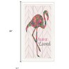 HomeRoots You are so loved Flamingo White Framed Print Wall Art - 3 of 3