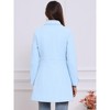 INSPIRE CHIC Women's Winter Classic Single Breasted Outwear Overcoat with Pockets - 4 of 4