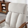 Modern Accent Recliner Chair with Adjustable Footrest, High-Density Cushion, Solid Wood Frame - 4 of 4