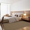 Washable Modern Braided Printed Rug Non Slip Low Pile Rug Soft Contemporary Throw Floor Cover Foldable Indoor Carpet for Living Room Bedroom - 4 of 4
