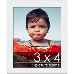 PosterPalooza | 3x4 Wood Frame with UV Acrylic, 6 Finishes: Black, White, Bronze, Silver, Wood, Mahogany - 1 of 4