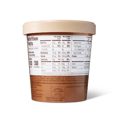 Reduced Fat Chocolate with Peanut Butter Swirl Ice Cream - 16oz - Favorite Day™